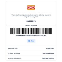 Example OXXO voucher