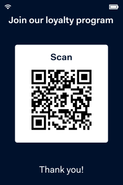 Show QR code