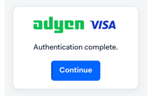 Authentication complete