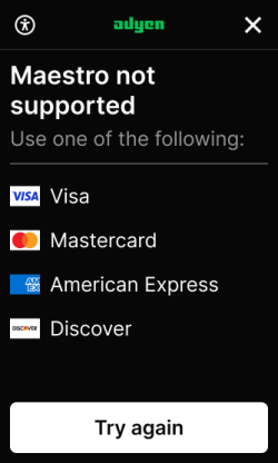 Card brand does not support authorization adjustment